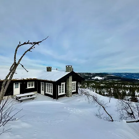 Holiday home Spacious Log Panoramic View And Hot Tub *