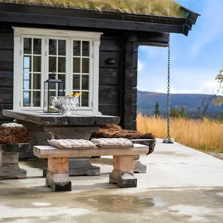 Spacious Log Panoramic View And Hot Tub *